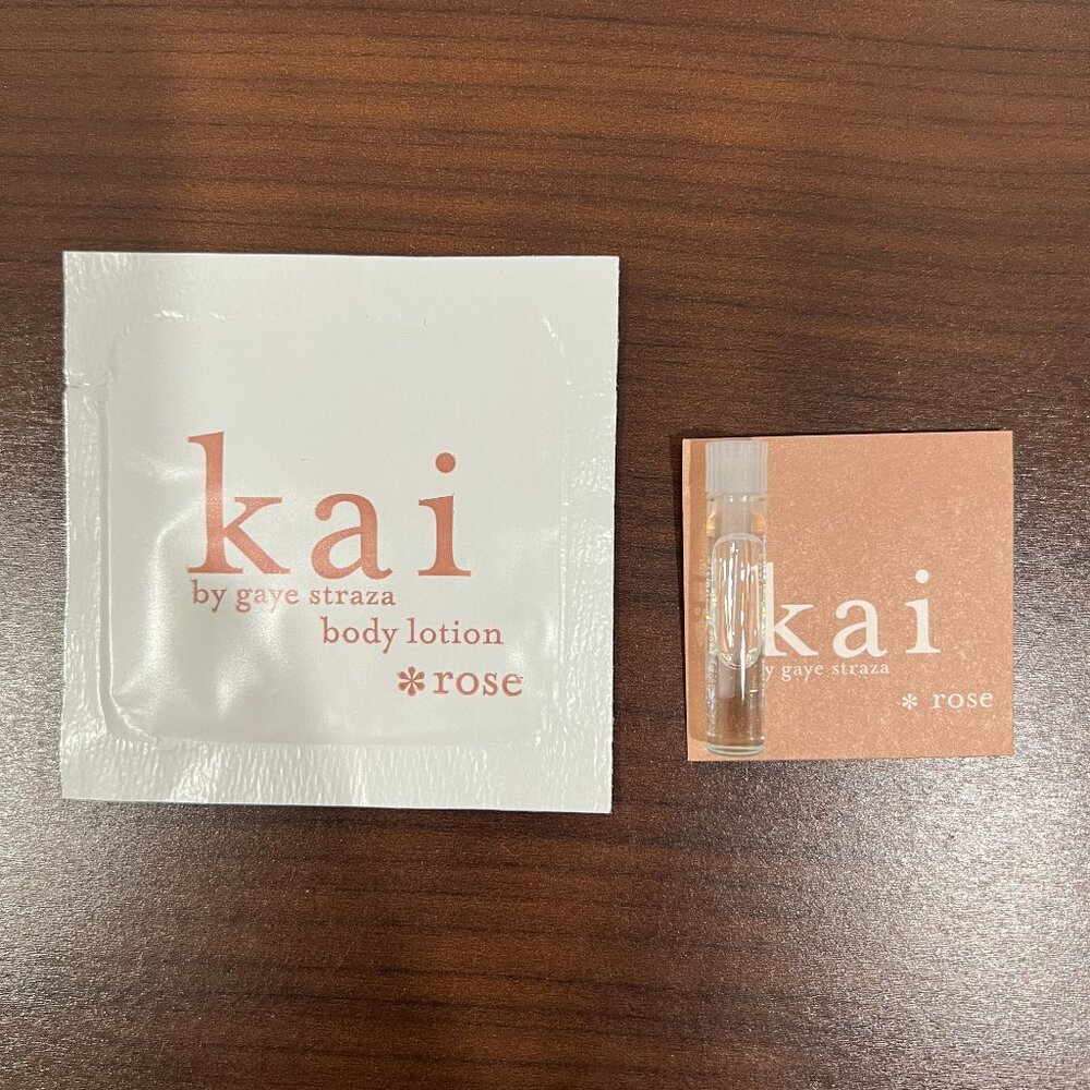 Kai Rose Body Lotion & Perfume Samples